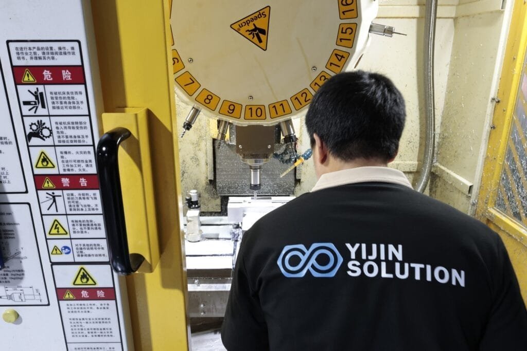 Fanuc Robodrill CNC with operator