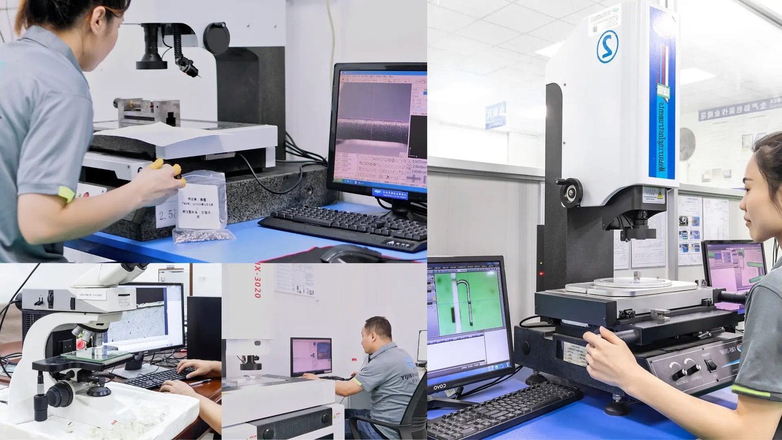 Quality inspection supporting custom machined parts