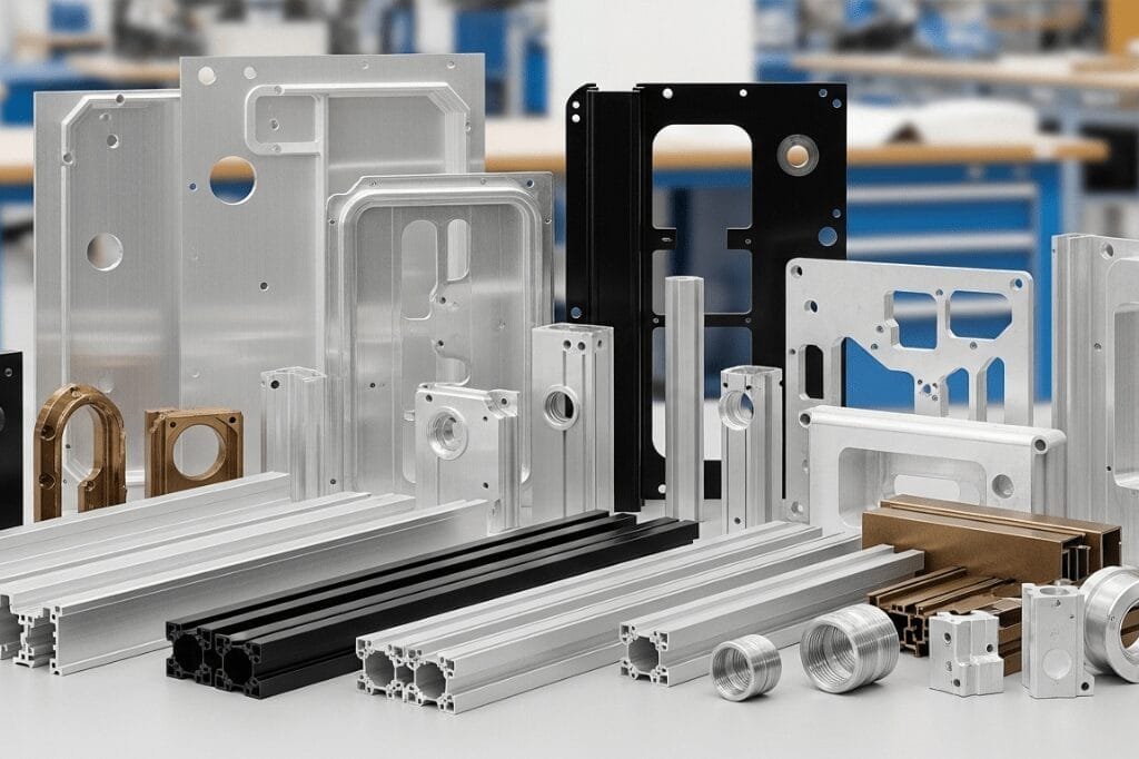 Aluminum sheet metal and machined parts
