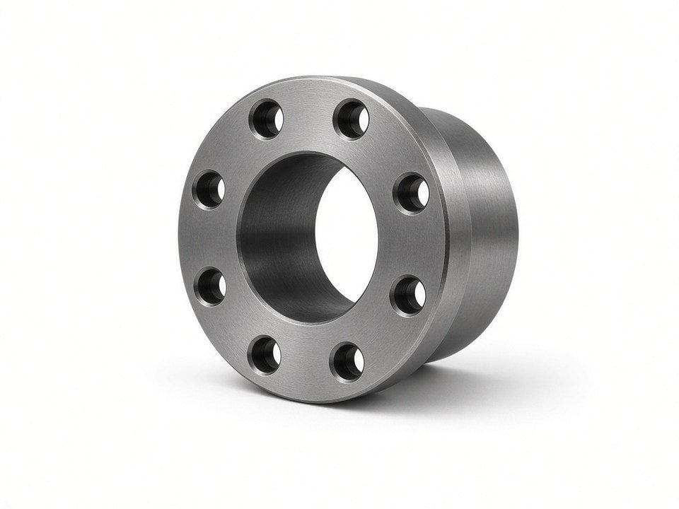 CNC-machined 1020 carbon steel component