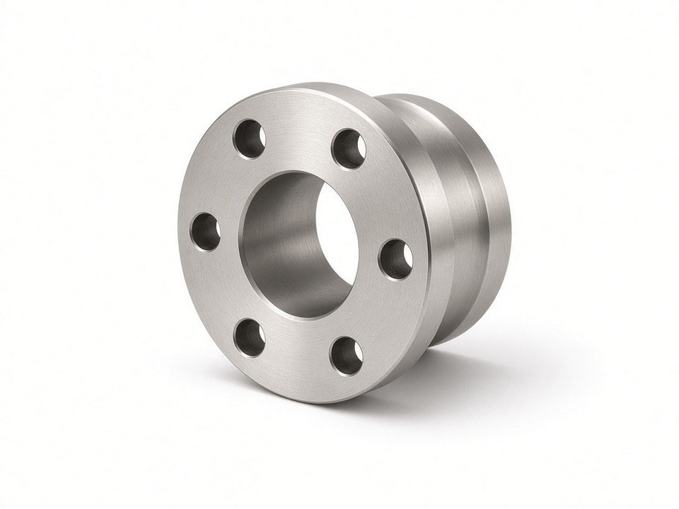Grade 2 titanium precision parts machined on CNC equipment