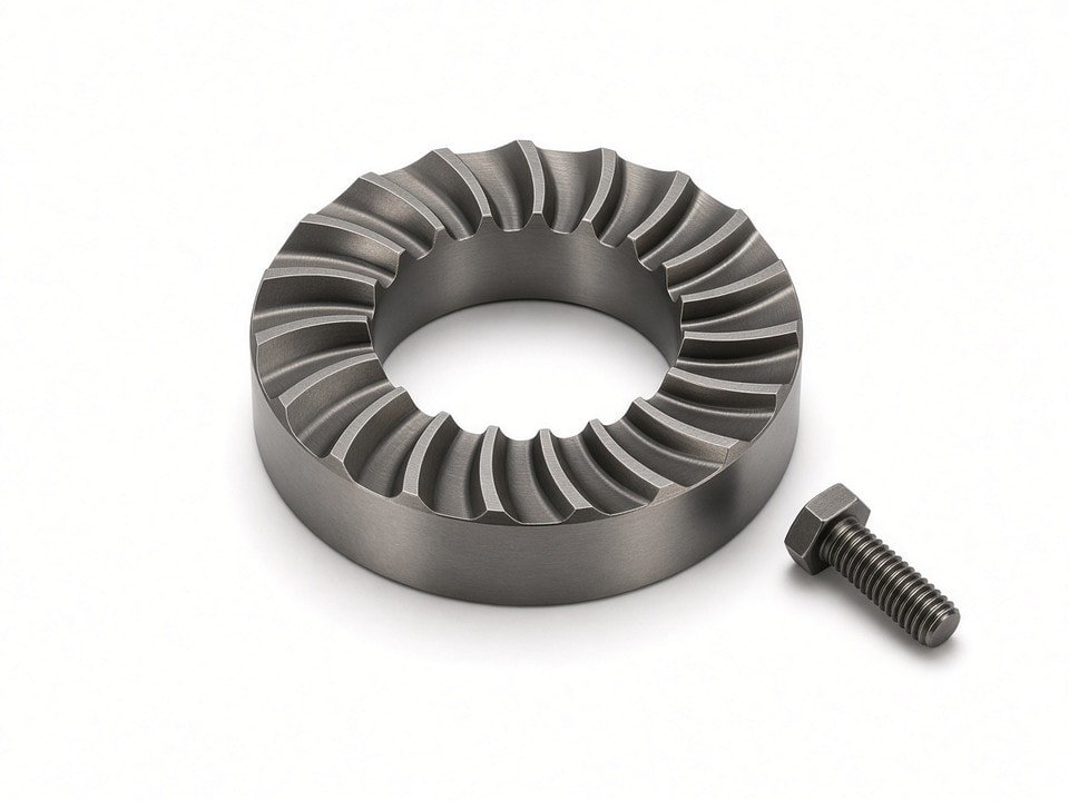 Precision CNC-machined Inconel 718 component
