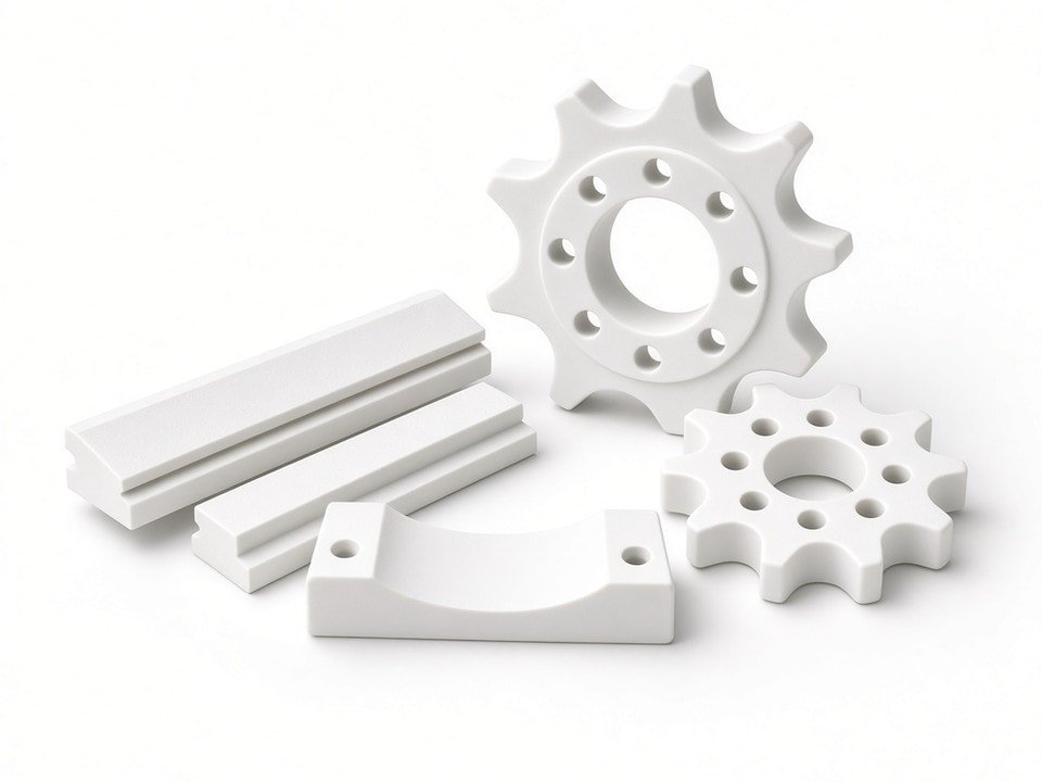 UHMWPE CNC Machining for Industrial Wear Components